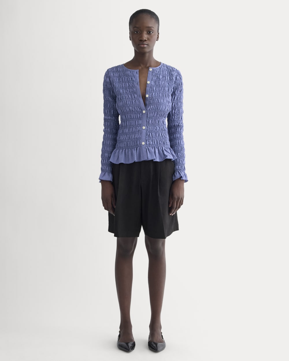 womens-smocked-cardigan-bluedusk