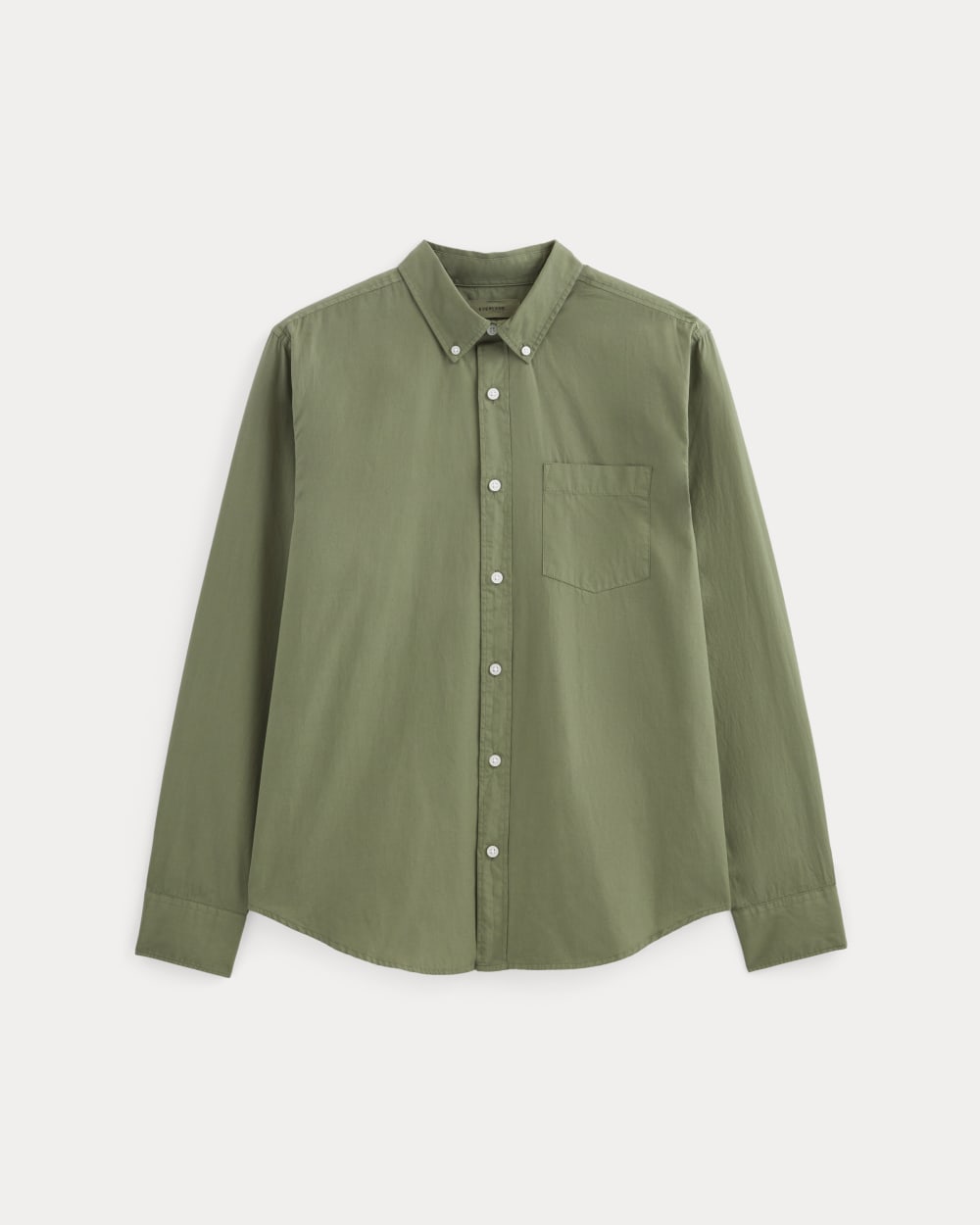 mens-washed-poplin-shirt-lichen-green | alt
