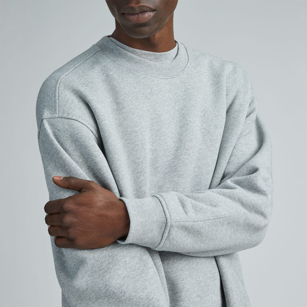 The ReTrack Crewneck Sweatshirt | Heathered Grey – Everlane