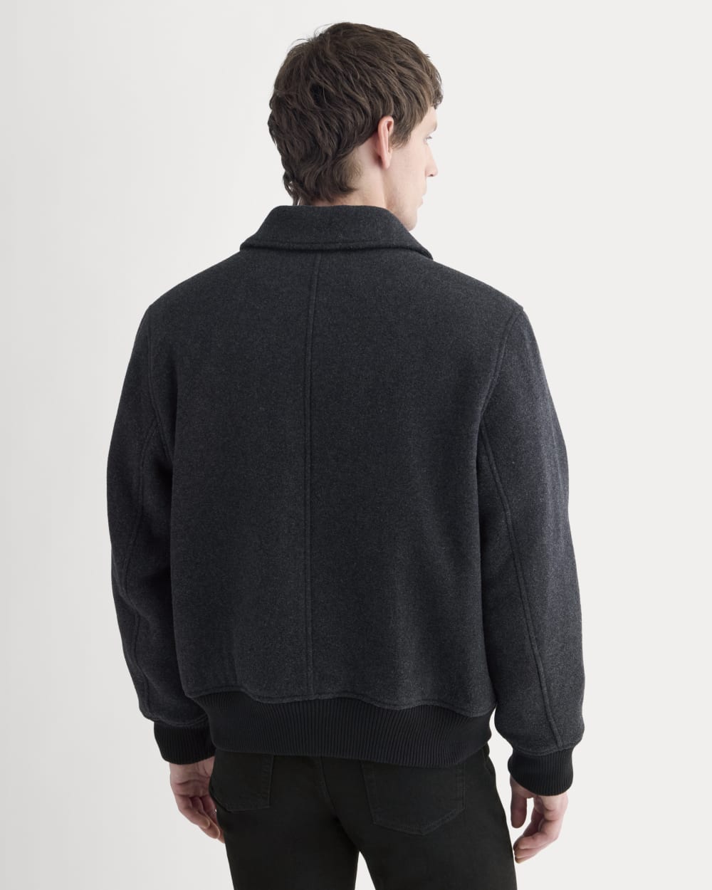 ReWool Flight Jacket | Heather Charcoal – Everlane