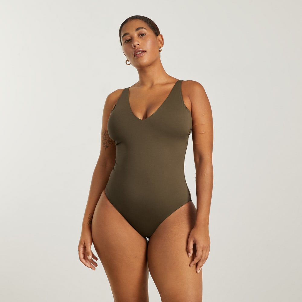 The V-Neck One-Piece | Beech – Everlane