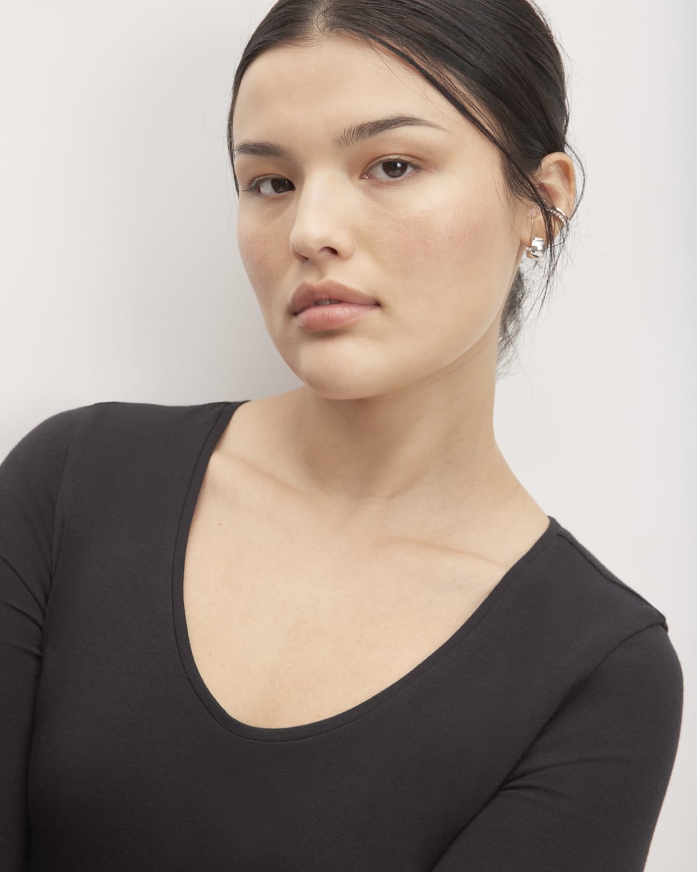 The Long-Sleeve Riviera Dress | Black  Everlane