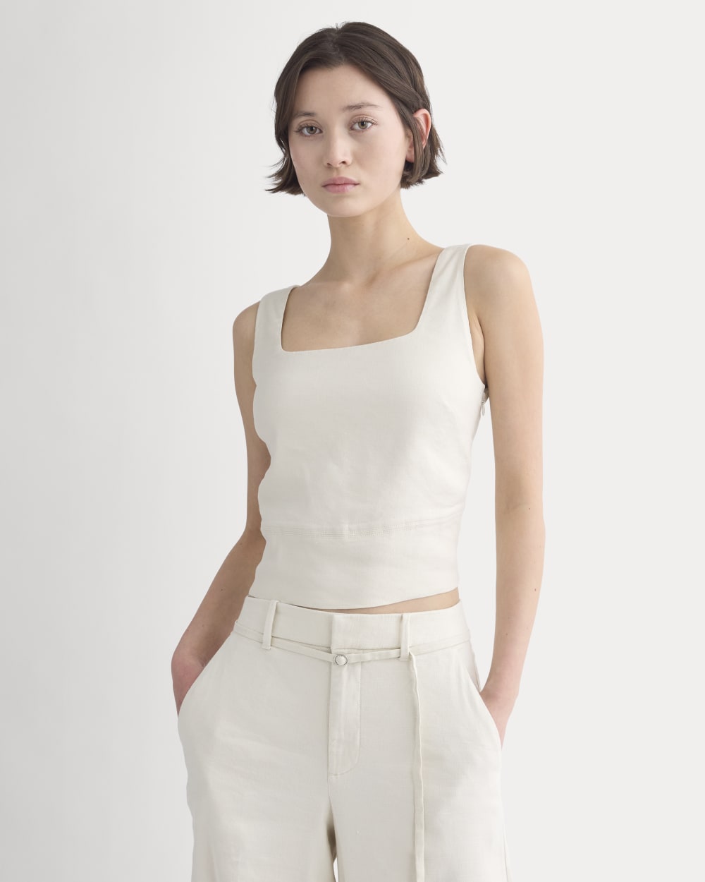 womens-square-tank-stretch-linen-2-birch | primary