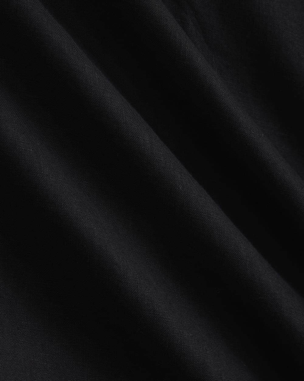womens-mini-popover-shirtdress-in-linen-black