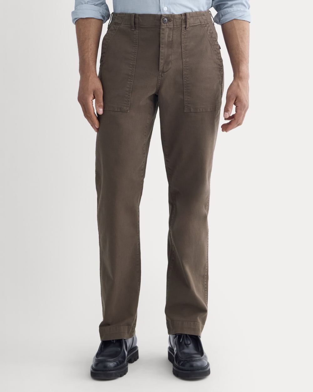 The Canvas Relaxed Pant | Earth Brown – Everlane