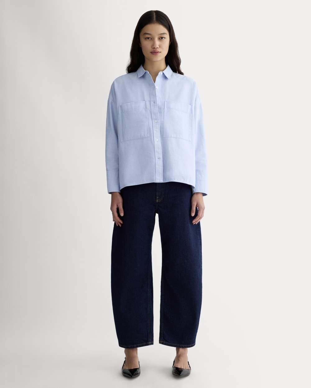 womens-boxy-oxford-light-blue