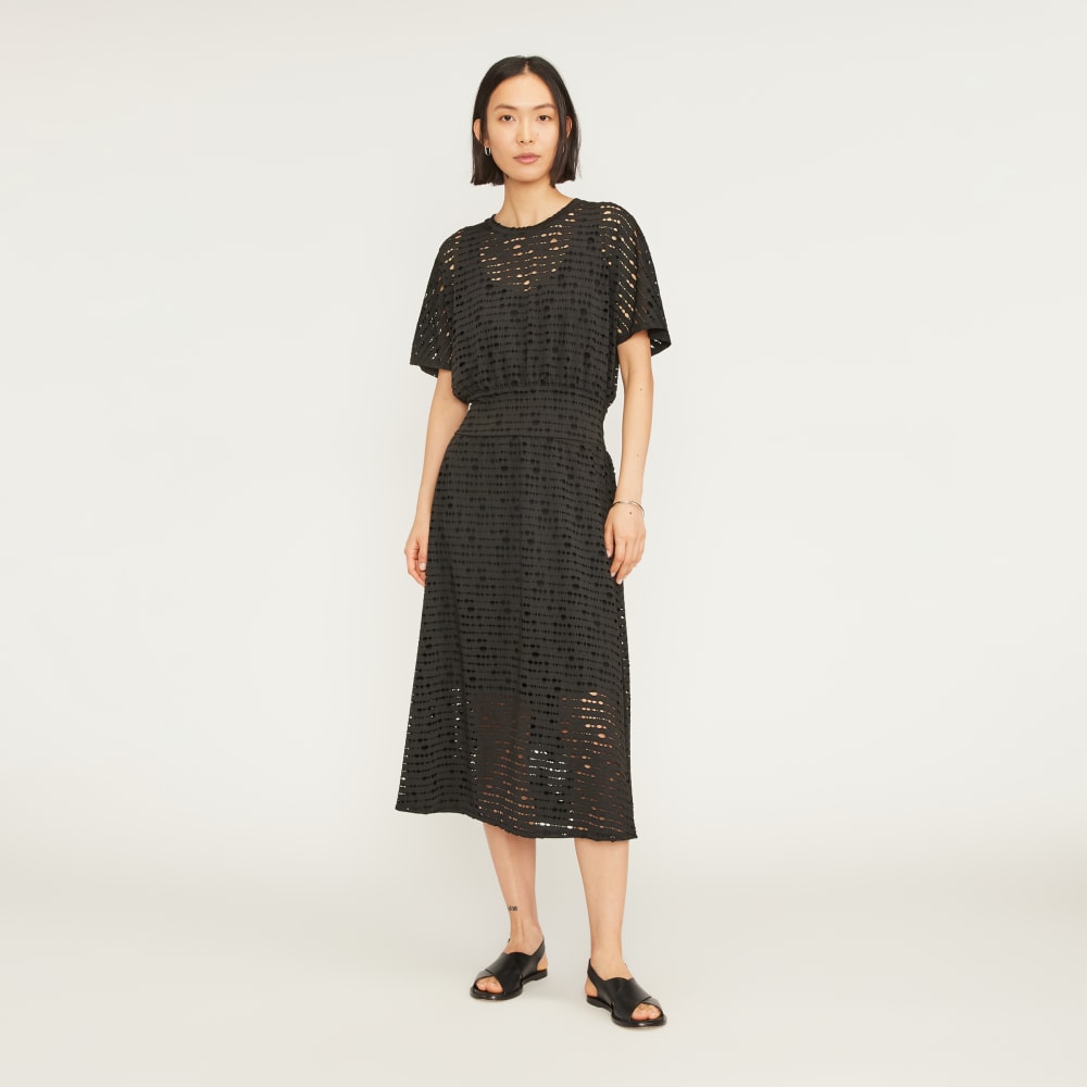The Eyelet Waisted Dress