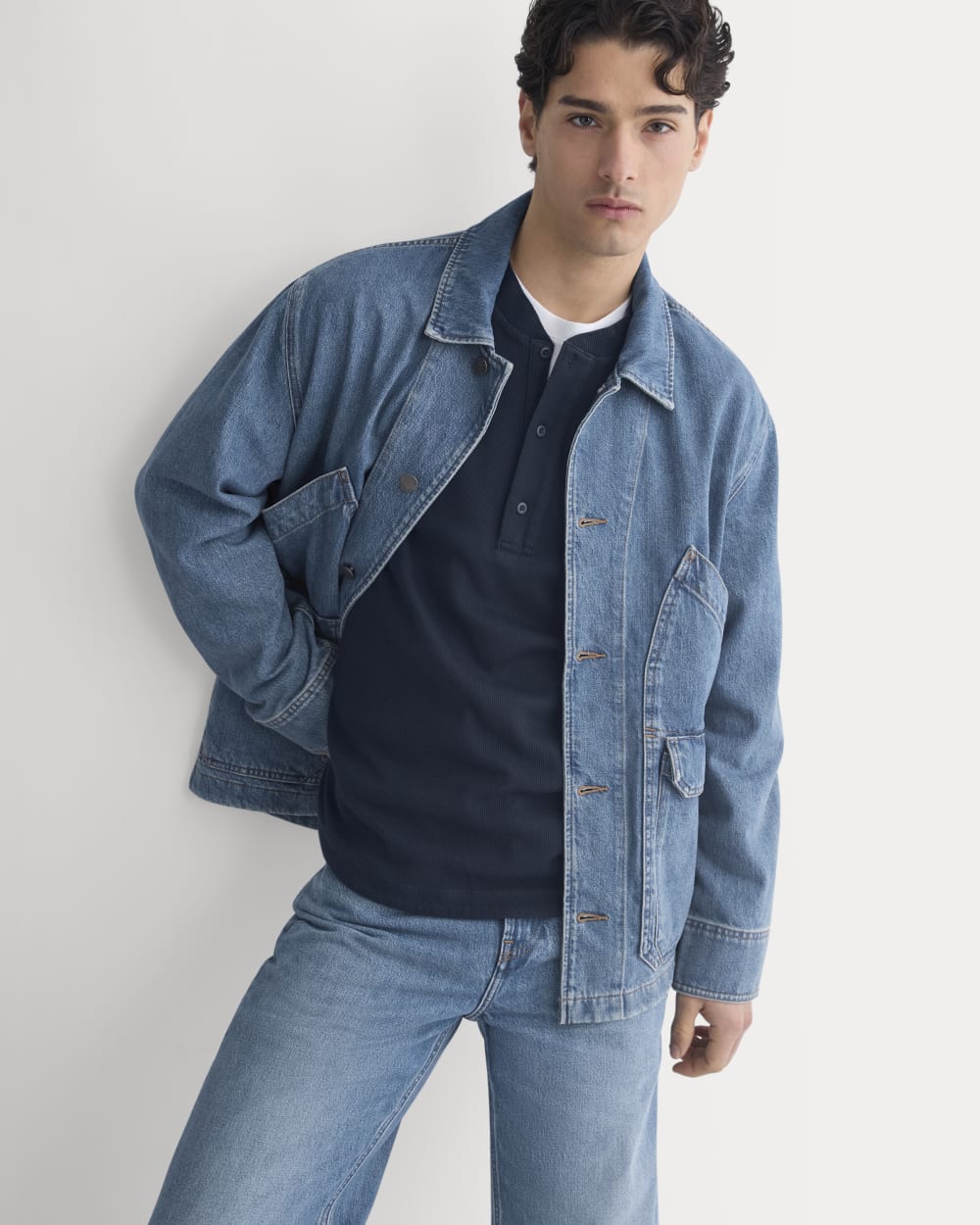 Relaxed Denim Barn Jacket