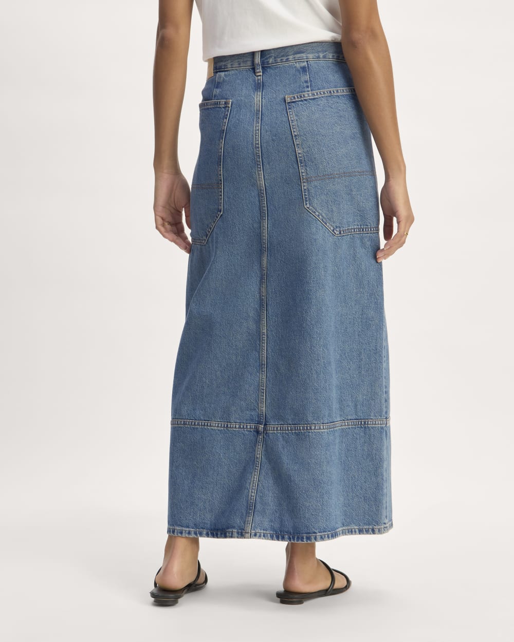 The Gardener Skirt | Medium Indigo – Everlane