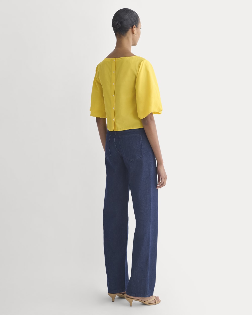 womens-bubble-sleeve-top-passion-fruit