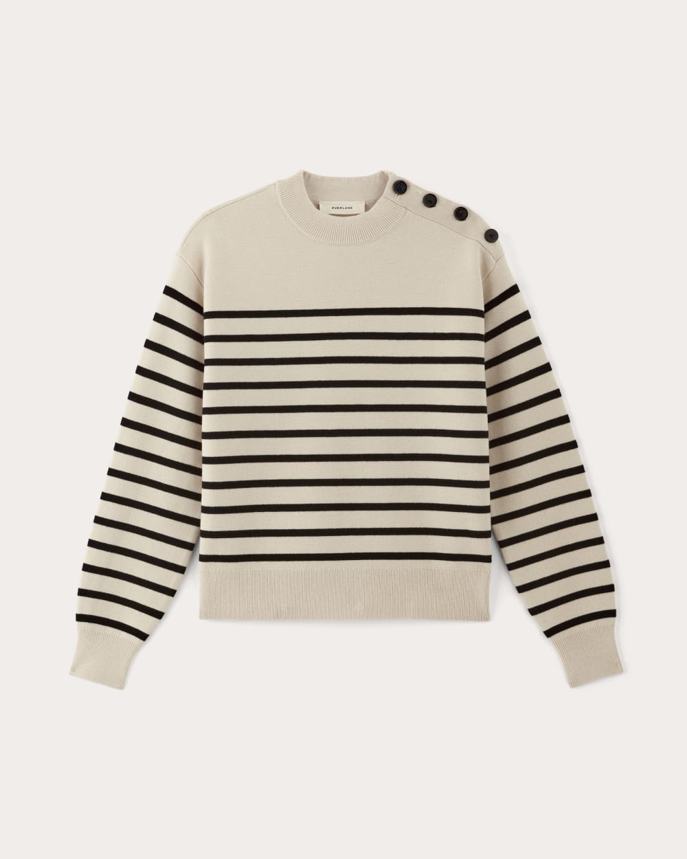 womens-cotton-merino-crewneck-sweater-canvas-black | alt