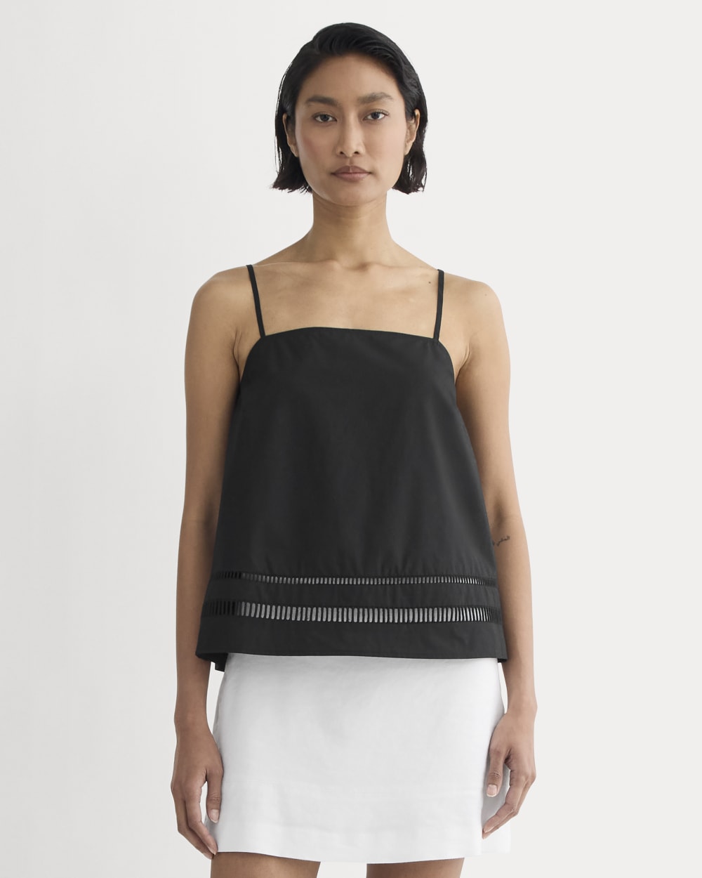 womens-lace-trim-tank-black | primary