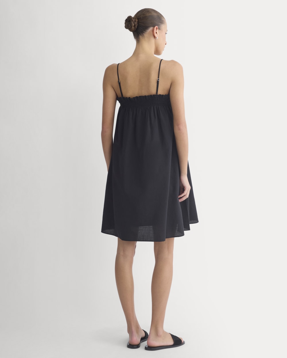 womens-gauze-smocked-dress-black