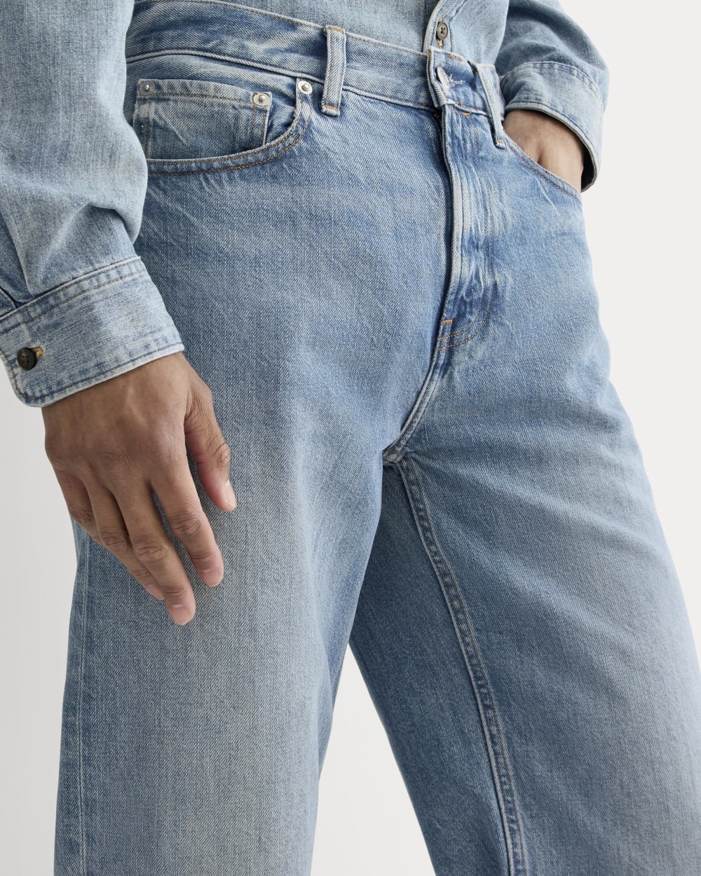 The '90s Loose Straight Jean | Light Indigo – Everlane
