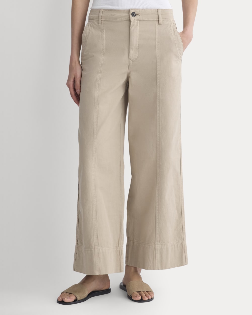 womens-seamed-wide-leg-pant-trench-coat-khaki