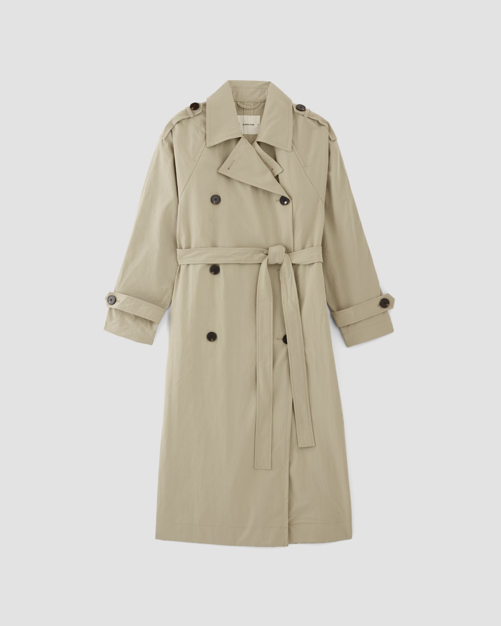 The ReNew Long Trench Coat | Trench Coat Khaki – Everlane