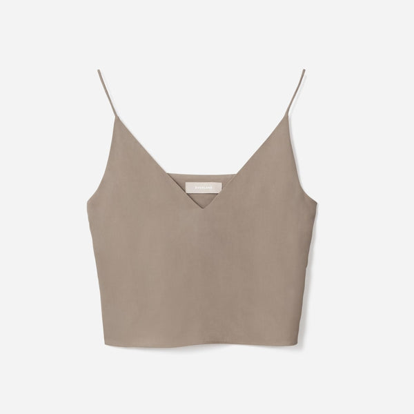 The Washable Silk Cropped Cami | Burnt Sugar – Everlane