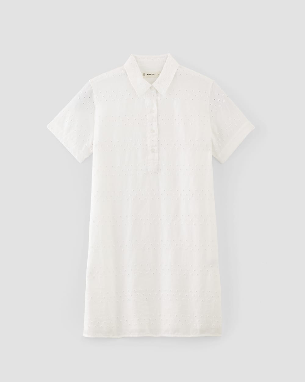 The Linen Eyelet Shirtdress | White Eyelet Everlane The Linen Eyelet Shirtdress | White Eyelet Everlane
