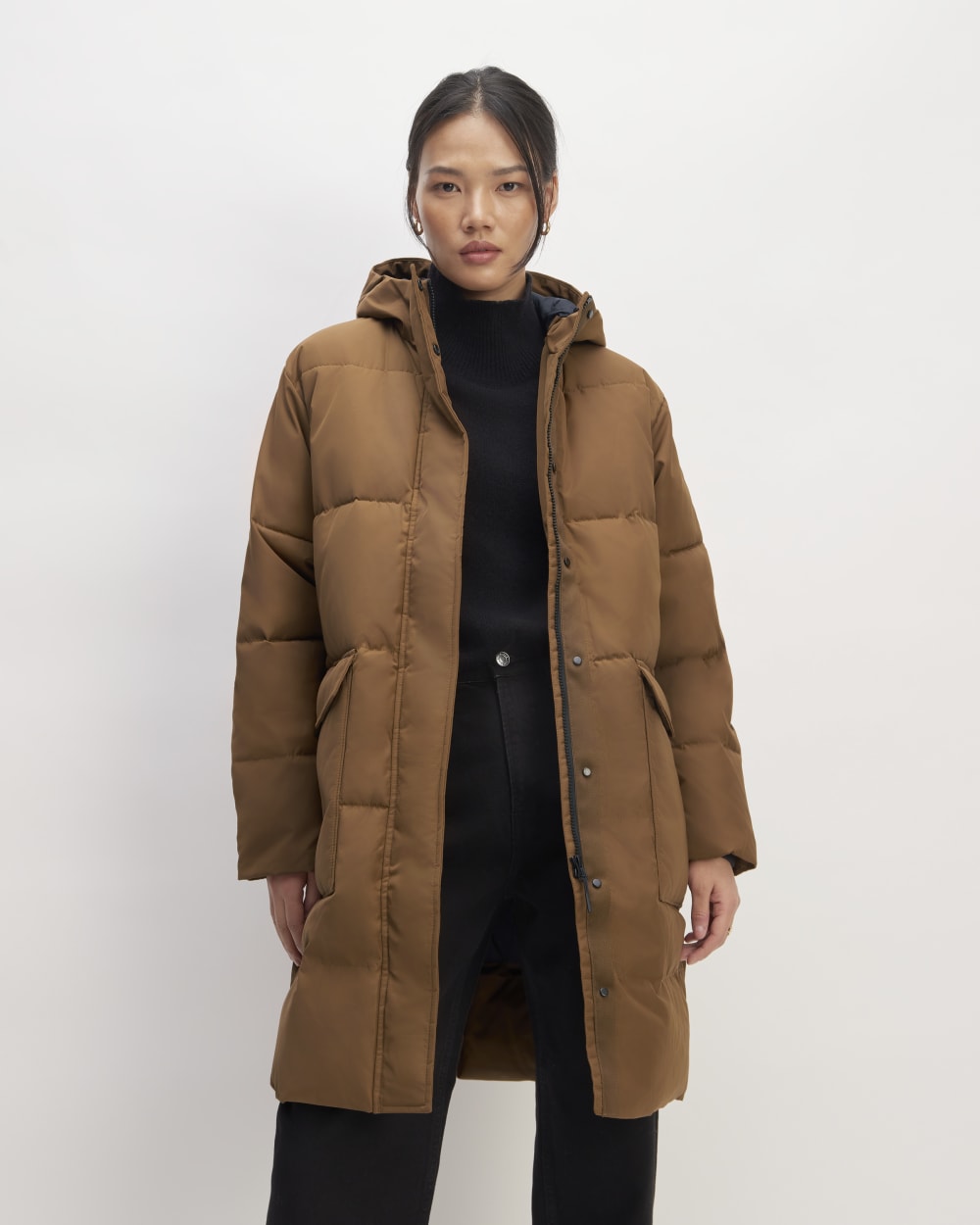The Long Puffer Chestnut – Everlane - Main Image
