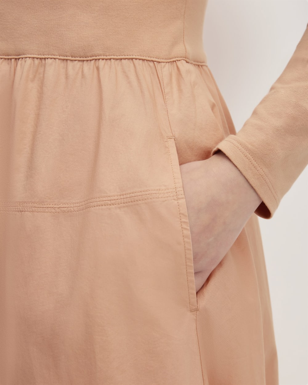 The Long-Sleeve Riviera Dress | Blush Pink Everlane The Long-Sleeve Riviera Dress | Blush Pink Everlane