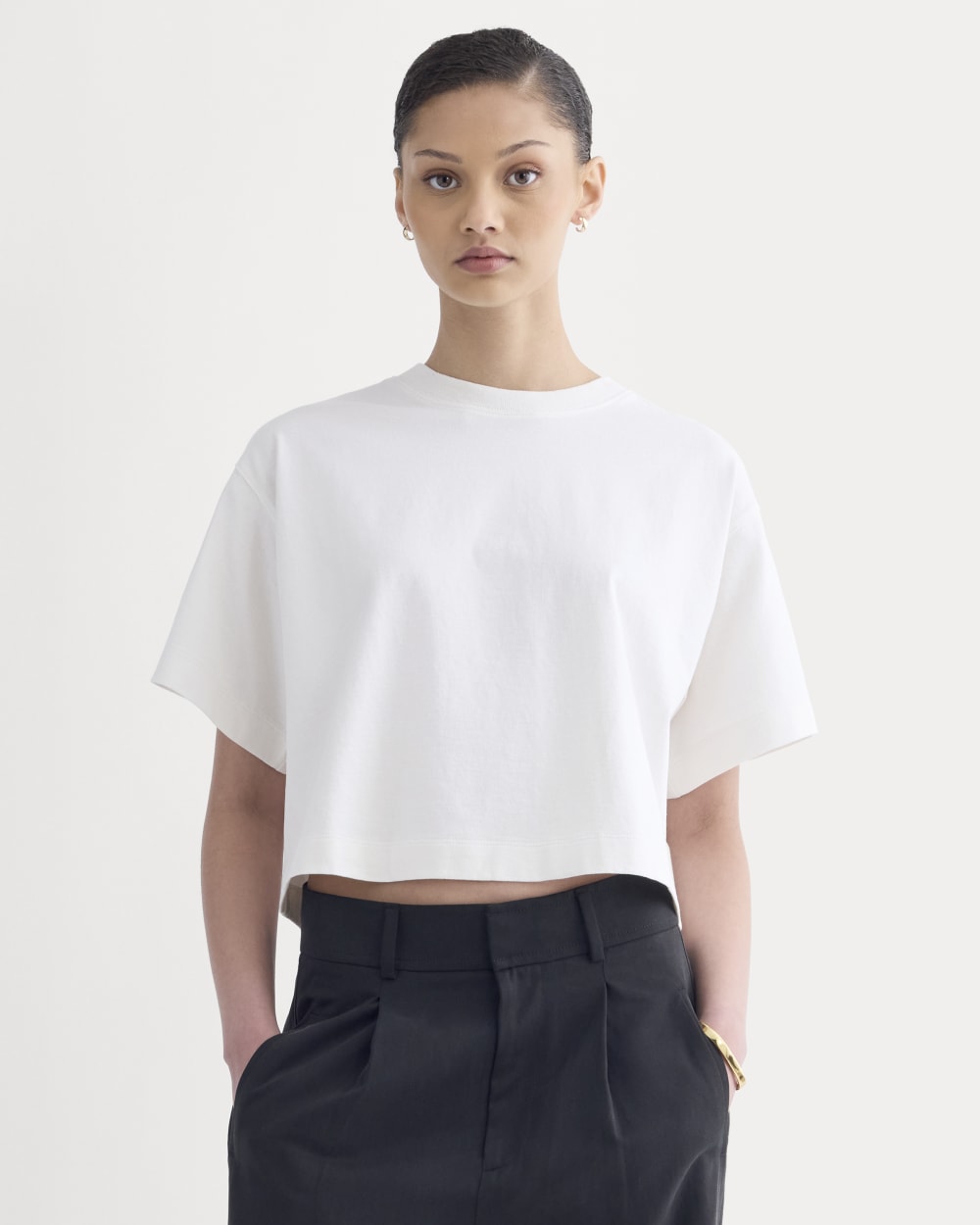 The Premium Weight Cropped Tee