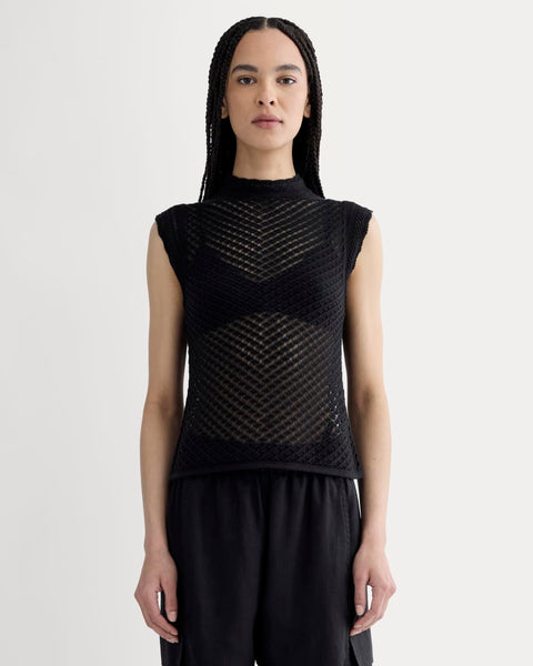 The Lace Knit Tank | Black – Everlane