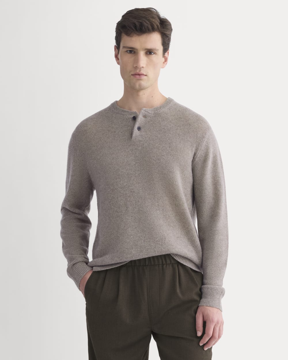 Henley in Wool Cashmere