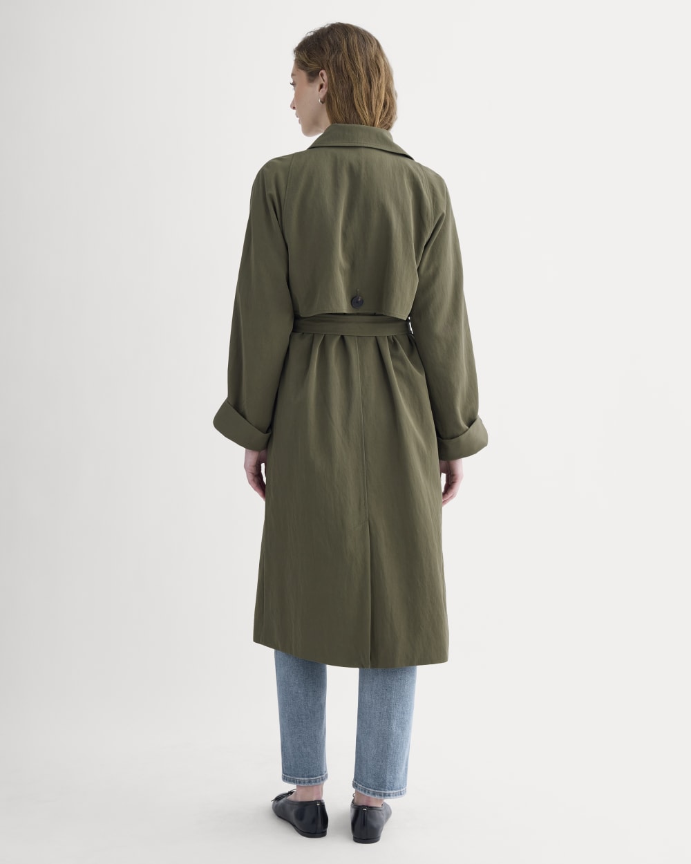 Drapey Twill Trench | Olive Night – Everlane
