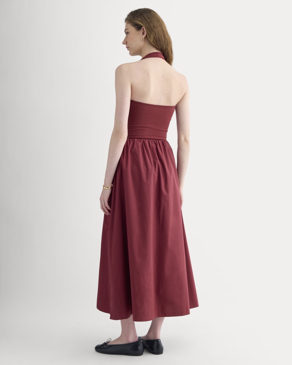 Everlane Halter Dress, Ultrasoft Cotton, Pomegranate, Size XL Everlane Halter Dress, Ultrasoft Cotton, Pomegranate, Size XL