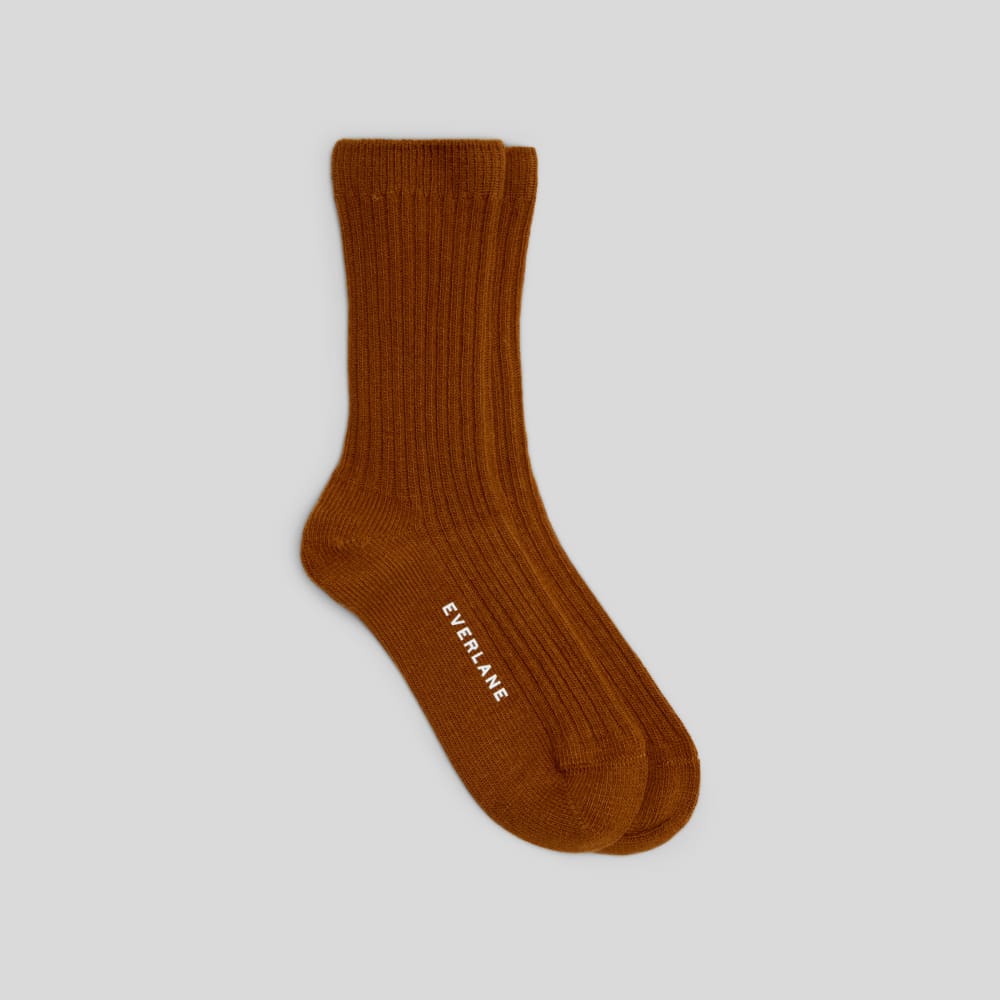 unisex-ribbed-sweater-sock-tapenade | primary