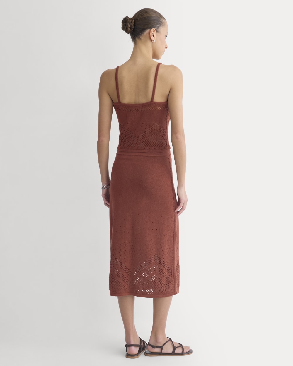 Lace-Knit Cami | Henna Red – Everlane