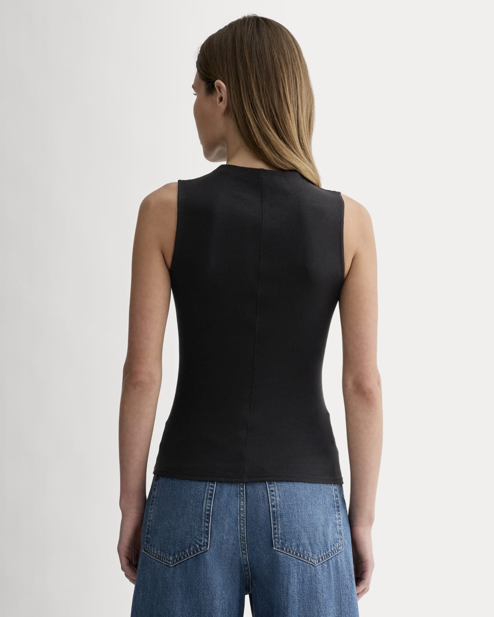 womens-supima-micro-rib-funnel-neck-tank-black