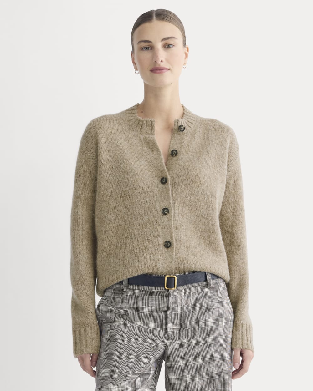 The Crew Cardigan in Alpaca