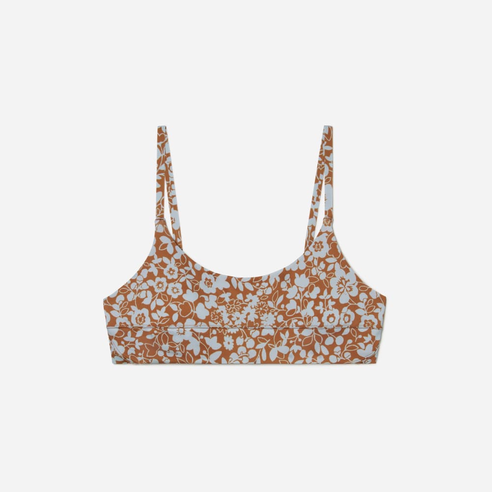 womens-scoop-neck-bikini-top-honey-floral | alt