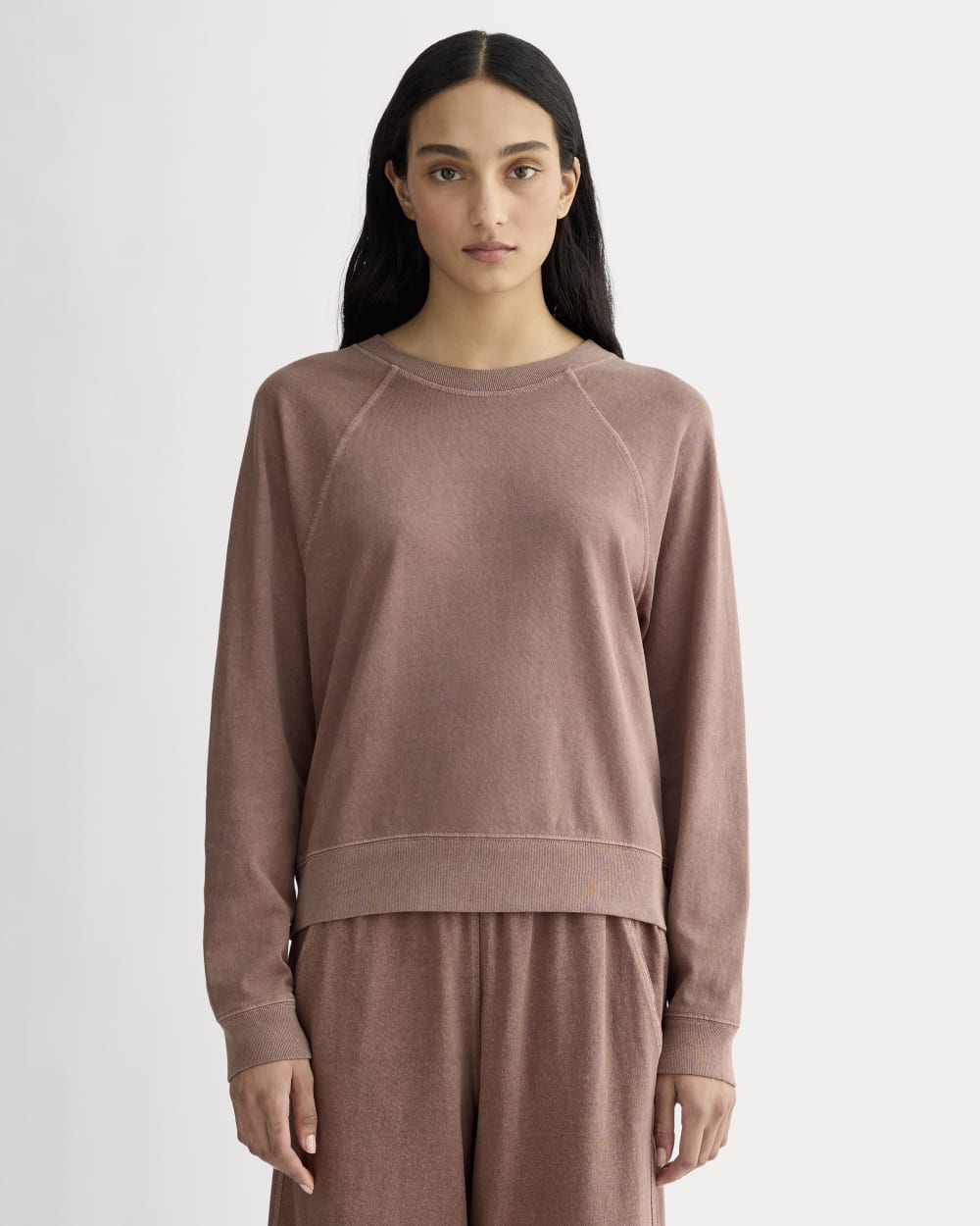 womens-premium-weight-jersey-top-brown-garment-dye | primary