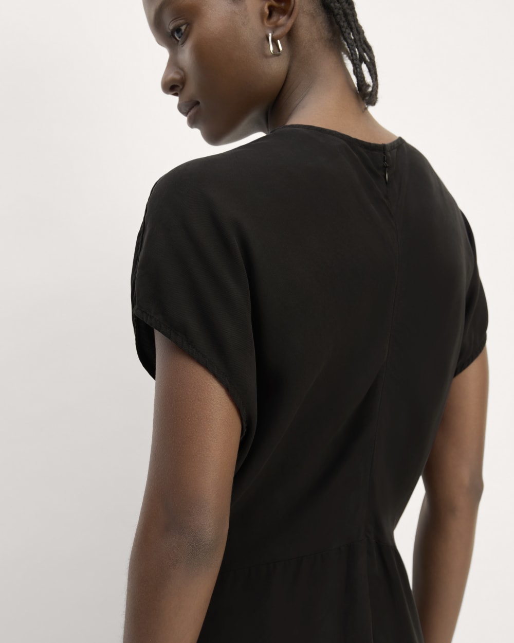womens-tencel-short-sleeve-midi-dress-black