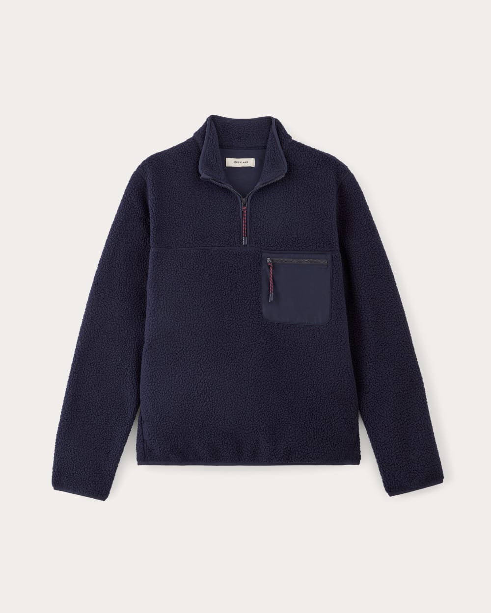 The Teddy Quarter-Zip Fleece | Navy – Everlane