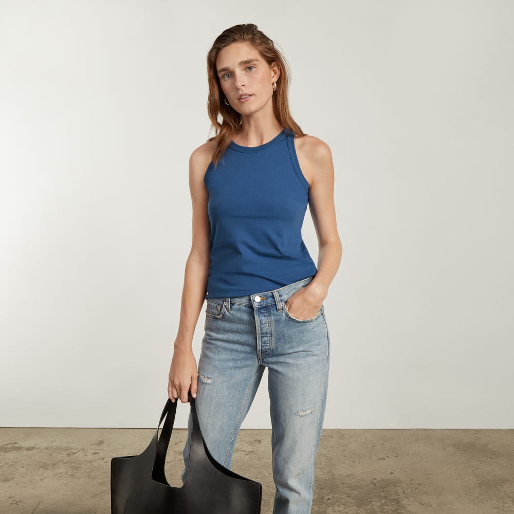 womens-organic-cotton-cutaway-tank-deep-blue