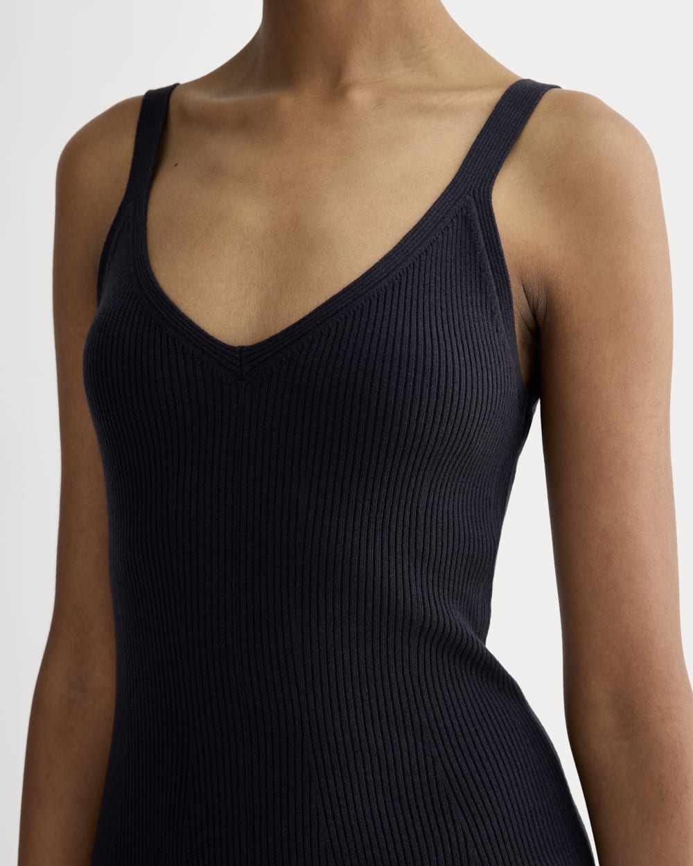 The Fine Knit Cami Dress | Navy Everlane The Fine Knit Cami Dress | Navy Everlane