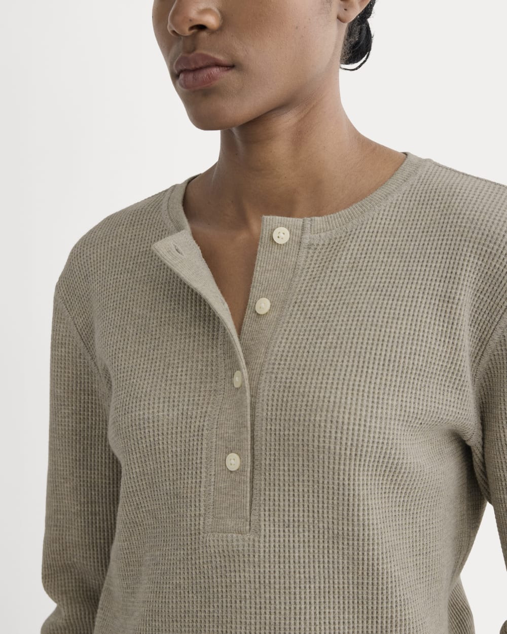 The Waffle Henley | Oatmeal Heather – Everlane