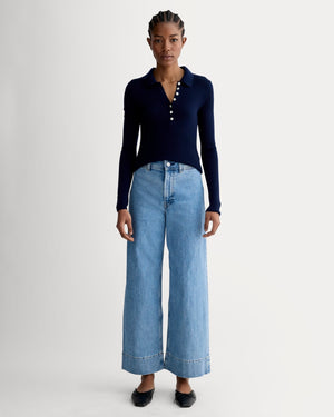 The Mariner Cropped Jean | Shallow Beach