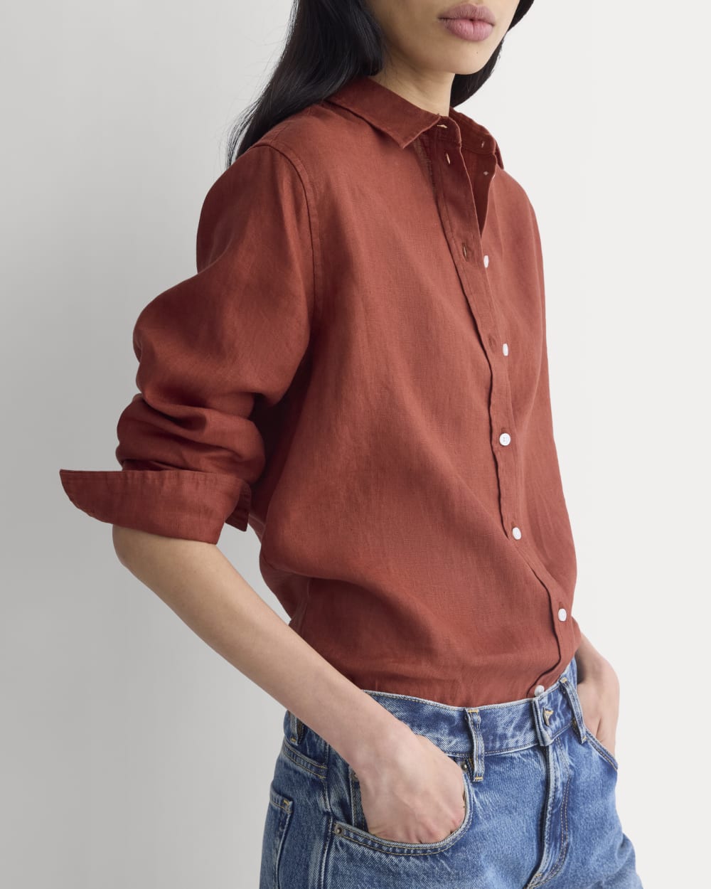 womens-relaxed-linen-shirt-henna-red