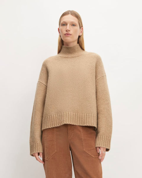 The Cloud Oversized Turtleneck | Tiger's Eye – Everlane