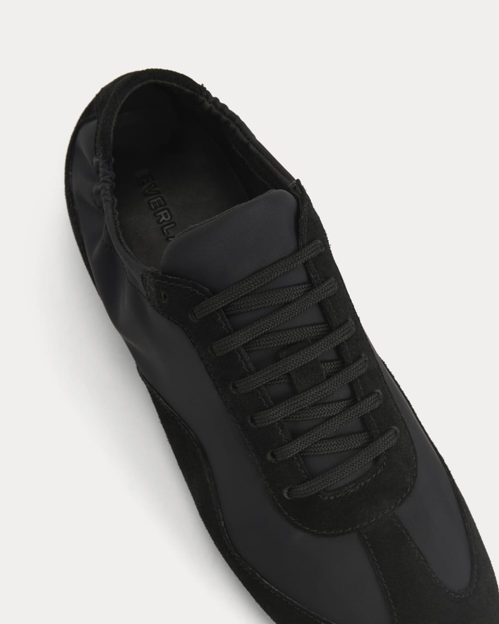 Everlane Ballet Sneaker In Black Suede, Size 8, Nylon Everlane Ballet Sneaker In Black Suede, Size 8, Nylon
