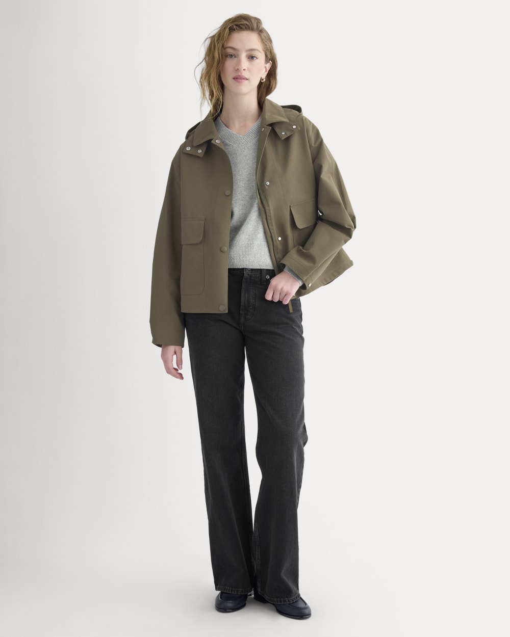 Re:Cycled Nylon Barrel Jacket | Beech – Everlane