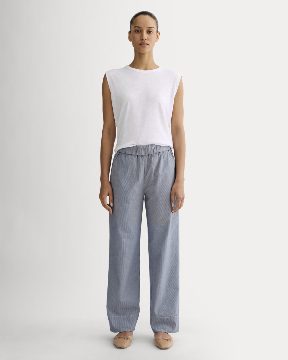 womens-easy-straight-leg-chino-dark-denim-pinstripe | primary
