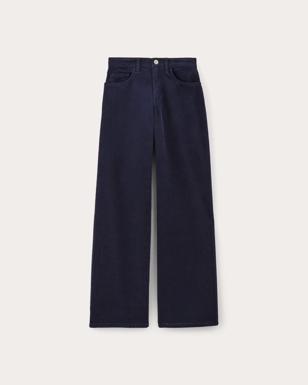 パンツ 692.navy corduroy 2tack wide pants The Mid-Way Pant in Corduroy | Navy – Everlane