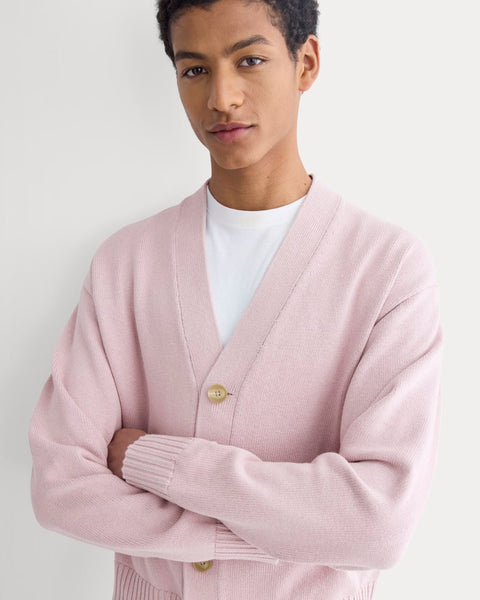 Cropped Cardigan in Everyday Cotton | Burnished Lilac – Everlane