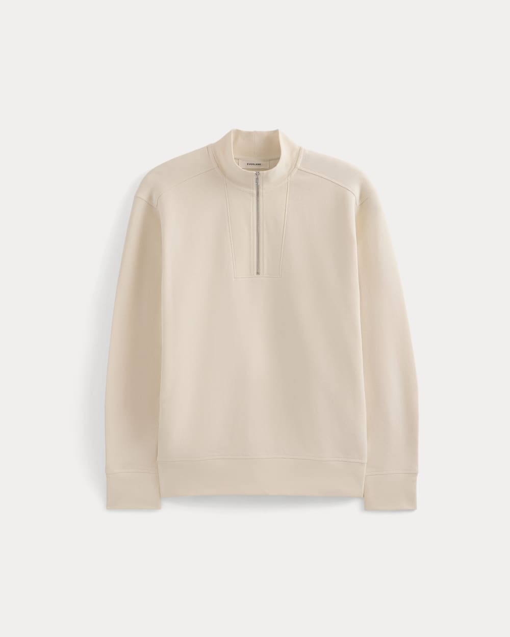 mens-lightweight-terry-zip-pullover-parchment | alt