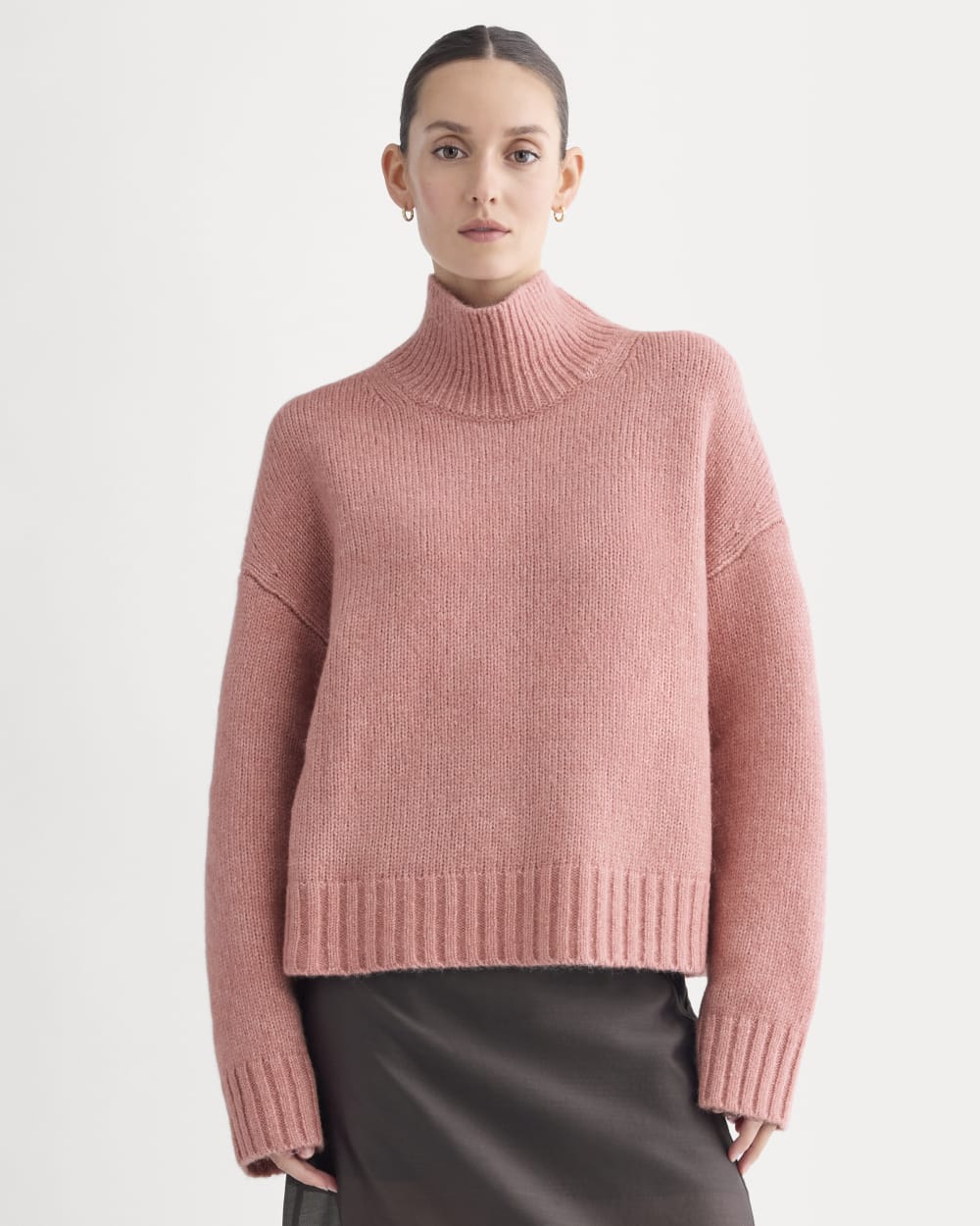 womens-cloud-oversized-turtleneck-ash-rose | primary